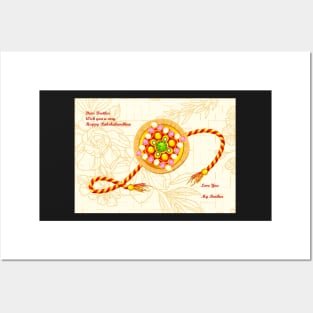 Happy Rakshabandhan Posters and Art